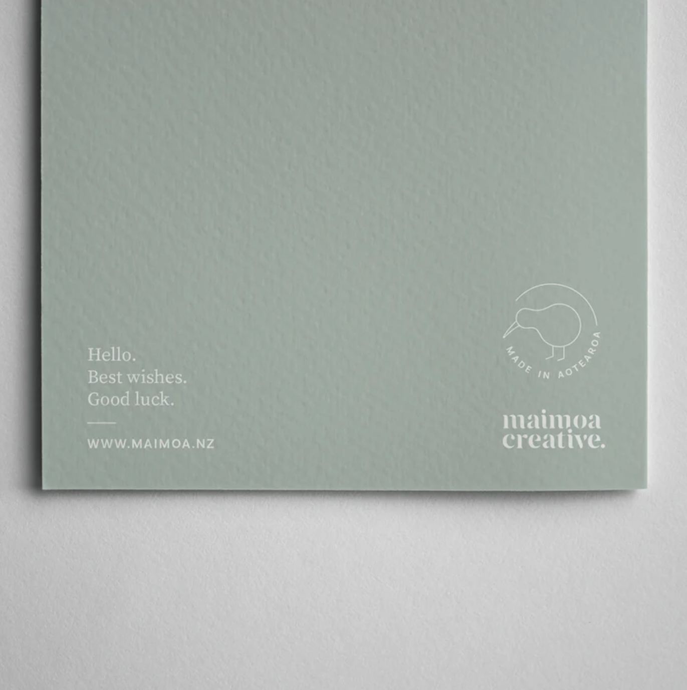 Kia Ora Greeting Card