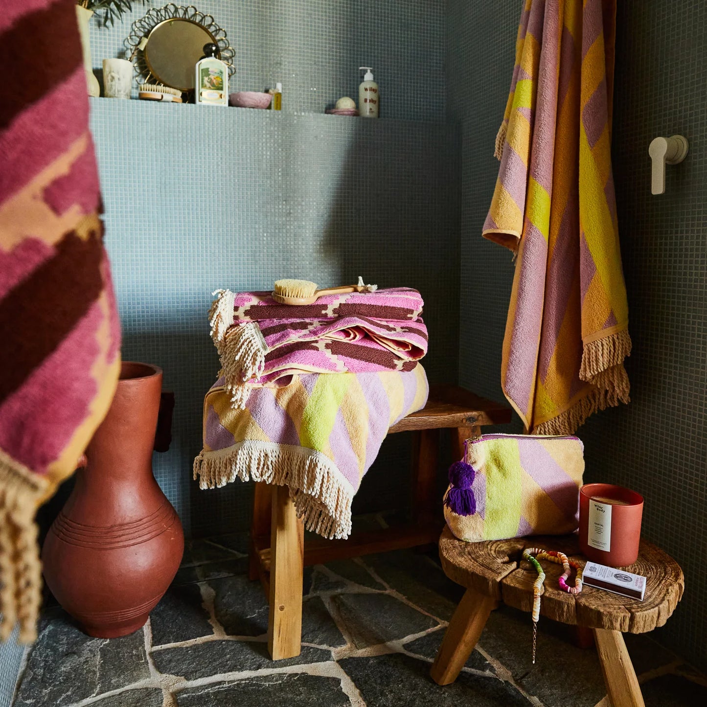 Jarita Terry Pouch Extra Large