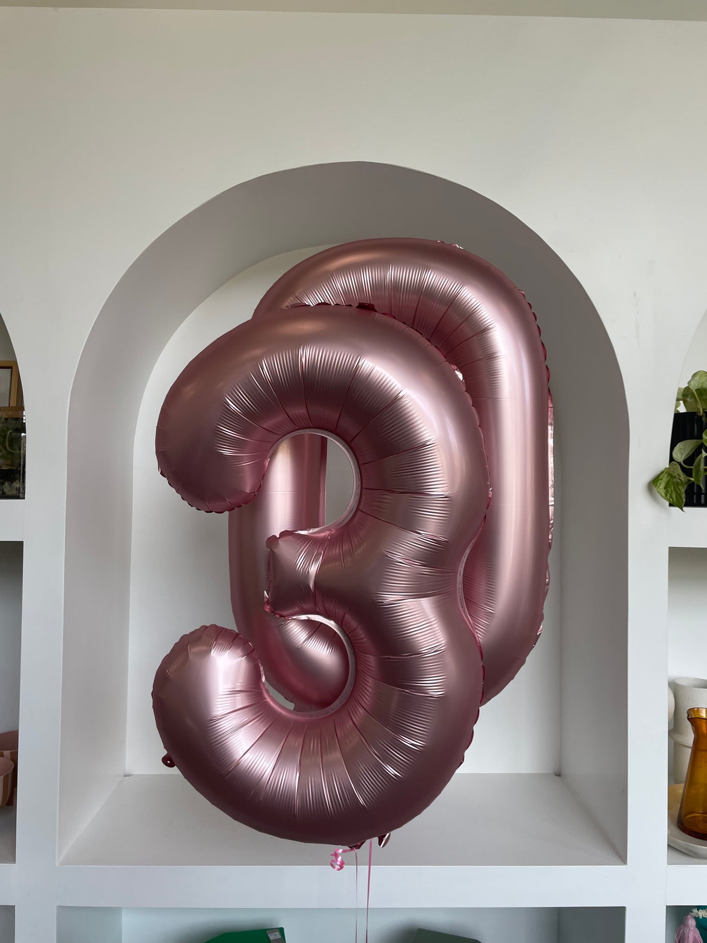 Helium Number Balloons