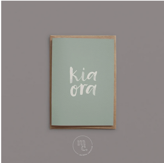 Kia Ora Greeting Card