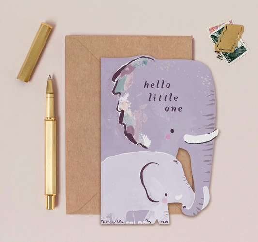 Elephant New Baby Card