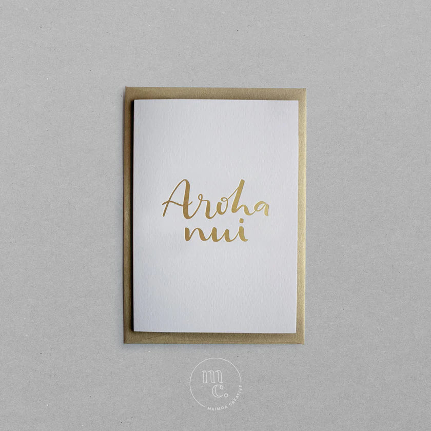 Aroha Nui Greeting Card